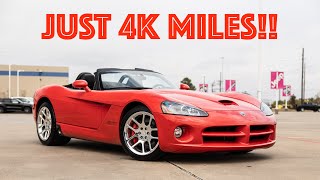 2004 Dodge Viper SRT-10 Convertible with 4K Miles