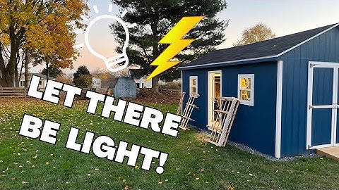 Adding Power to the Shop - DIY Shed Build