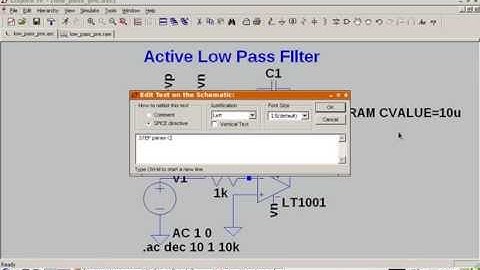 Parameter Sweep in LTSpice