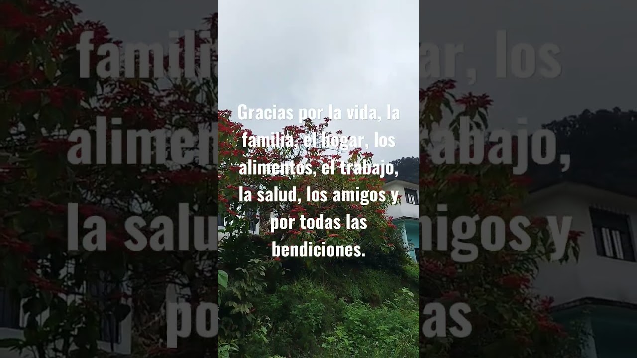 Thank you for life, family, home, food, work, health, friends and for all the blessings.