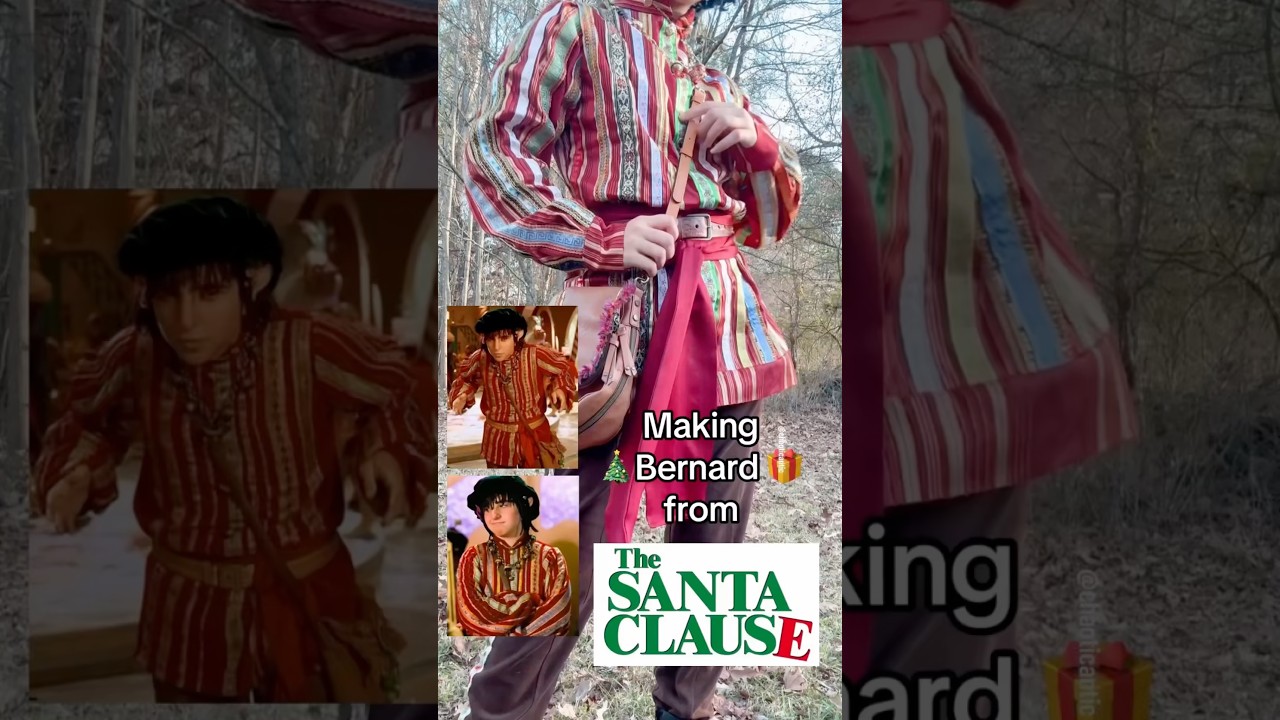 Making a Bernard cosplay 🎄 #cosplay #thesantaclause #thesantaclauses #disney #makeup #elf #bernard