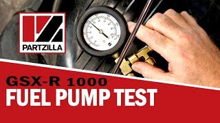 GSXR Fuel Pump Test | Suzuki GSX-R1000 | Partzilla.com