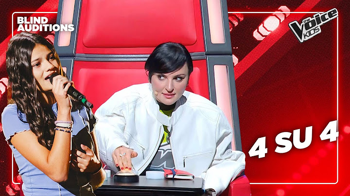 Giorgia affronta la sua timidezza con “Oro” di Mango | The Voice Kids 3 Blind Auditions