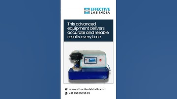 Introducing the Digital Bursting Strength Tester by Effective Lab Iindia