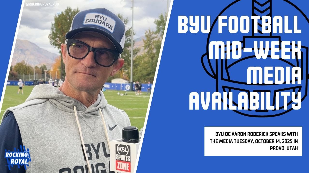 Mid-Week Media Availability | BYU vs. Utah | OC Aaron Roderick - YouTube