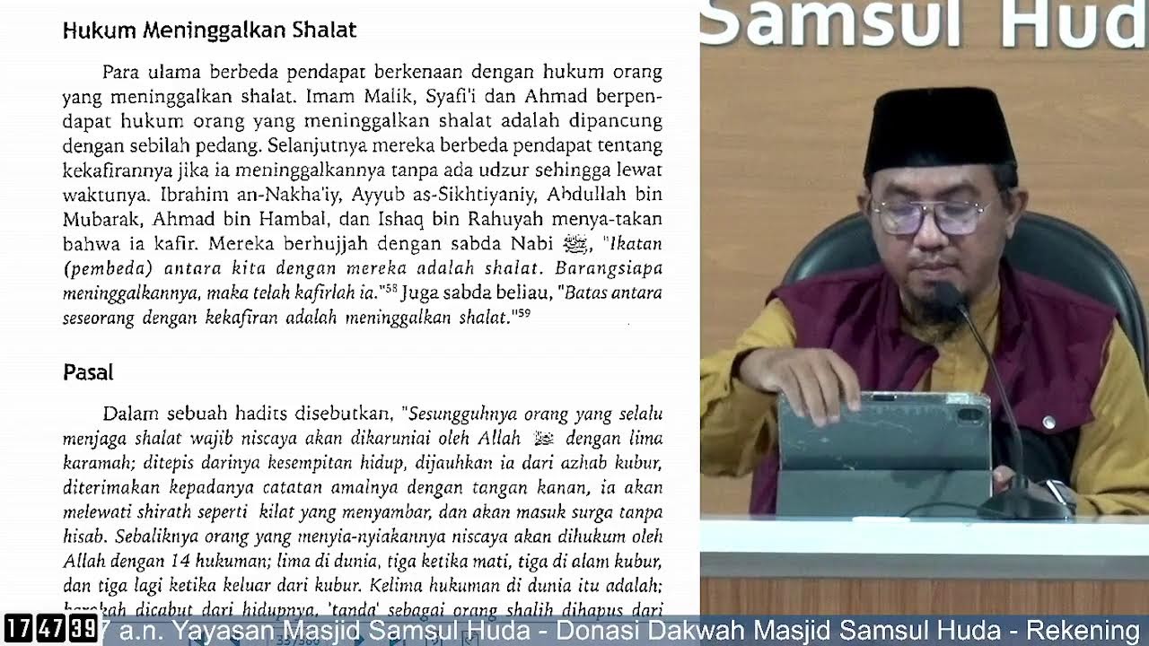 [LIVE] Kajian Rutin Menjelang Ifthar Bersama Ustadz Abu Uzair Bayu, BA (Hons) - Al Kabair