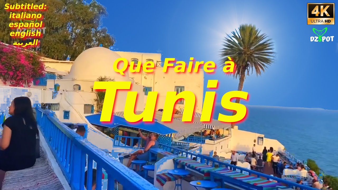 Top 10 des Endroits  Visiter  Tunis en Tunisie   Voyage Vido   4K