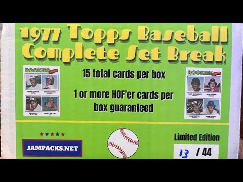 1977 Topps Complete Set Break 7/15/23 