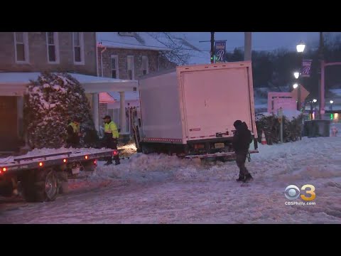 SEPTA-Warminster Train Strikes Box Truck In Abington