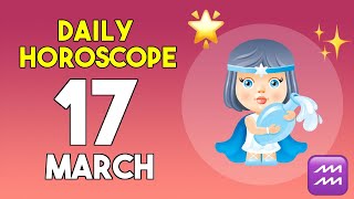 Aquarius horoscope today - March 17 2026