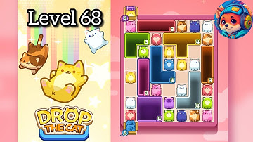 Drop the cat Level 68 – Puzzle Game Walkthrough & Solutions | Mobile Gameplay 