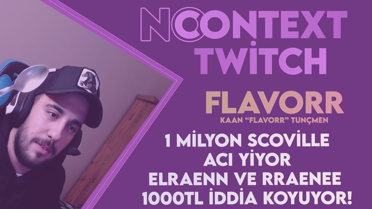 Flavorr 1 Milyon Scoville Acı Yiyor! Elraenn ve RRaenee 1000 TL İddia Koyuyor!
