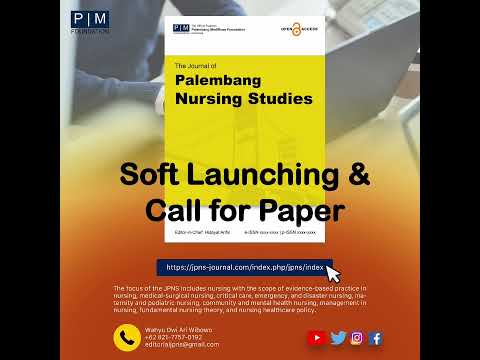 Soft Launching JPNS (THE JOURNAL OF PALEMBANG NURSING STUDIES)