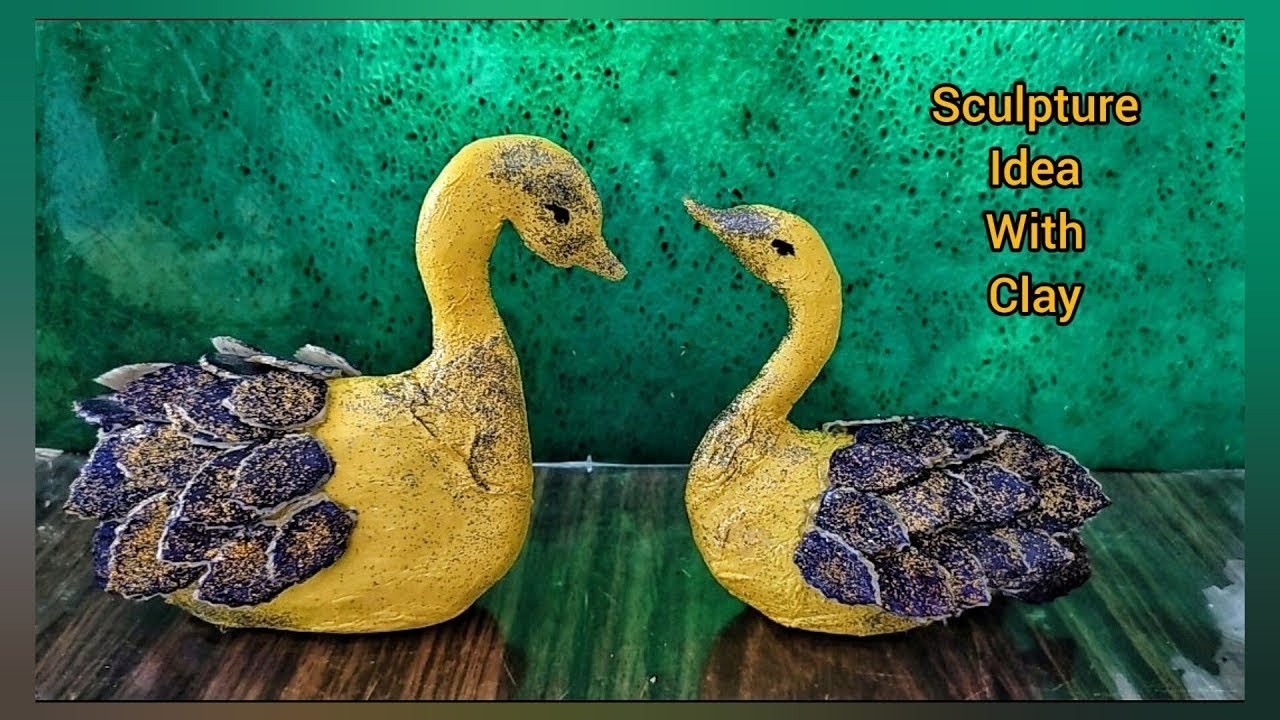 Room decor idea Diy Sculpture Clay Art Craft , Creative , Recycle