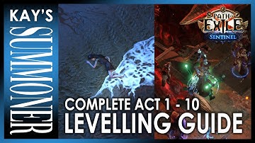 PoE 3.18 - Complete Act 1 to 10 Levelling Guide / Walkthrough - League Starter - Necromancer