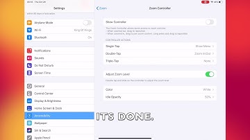 HOW TO ENABLE OR DISABLE ADJUST ZOOM LEVEL IN IPADOS 13.6 (IPAD)