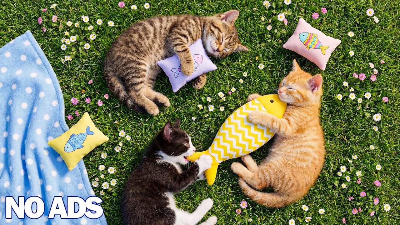 12 Hours Of Soothing Cat Music🎵Relaxing & Healing😸Calm Music for Stress Relief❤️No ads