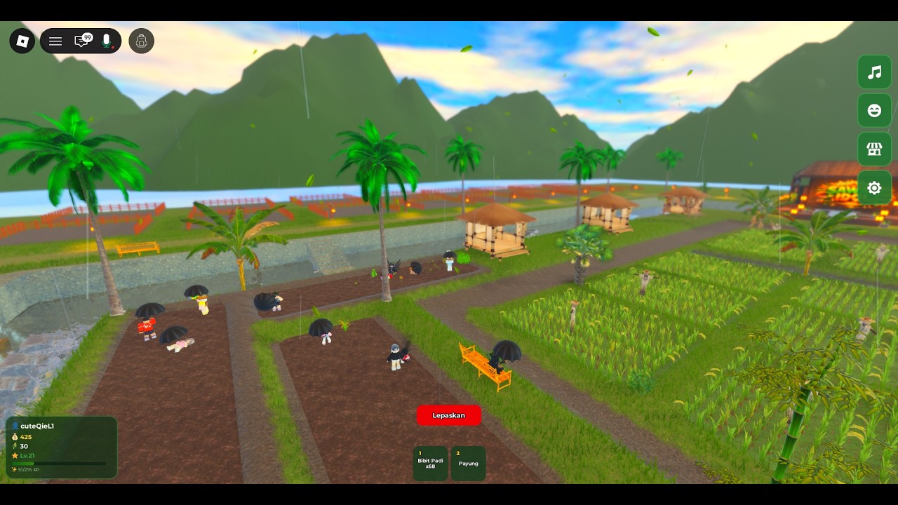 PUASA DAY10 -  Nyawit di Sawah Indo Roblox | NARA PILLOW
