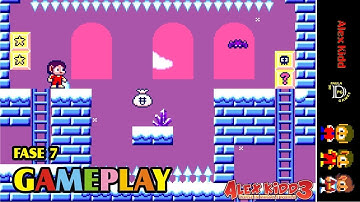 Alex Kidd 3 Curse in Miracle World MASTER SYSTEM Gameplay Fase 7