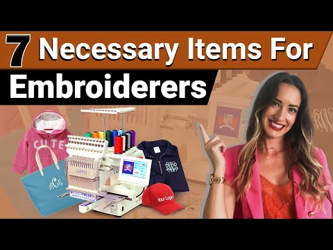 7 Necessary Items For Embroiderers | Embroidery Digitizing Tutorials | Zdigitizing