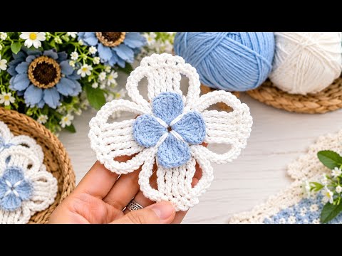 A wonderful, easy, and excellent tutorial video 🩵 #crochet
