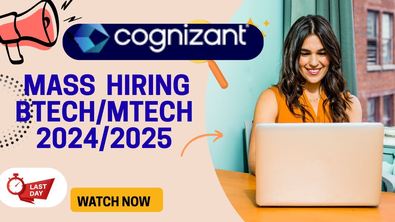 Cognizant Mass Hiring GenC 2024–2025 🚀 4 LPA Job for Freshers | Apply ...