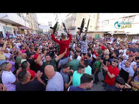 الفنان ابراهيم اصبيحات استقبال واطلاق الرصاص العريس حسن مرشود مخيم بلاطة تسجيلات الأمير 2020 