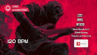 120 BPM Rock Drum Backing Track | Rhythmic Alternative Character