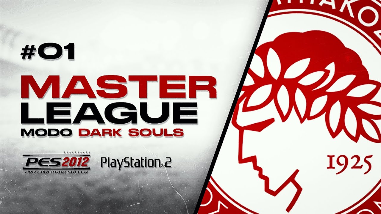 #01 DEFININDO O DESAFIO | MASTER LEAGUE MODO DARK SOULS NO PES 2012 DE PS2