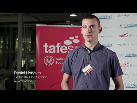 Daniel Hodgkin: Certificate III in Plumbing Award Winner