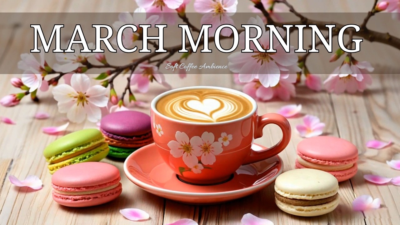 March Morning Café Jazz ☕ Soft Coffee Ambience & Bossa Nova for Stress Relief