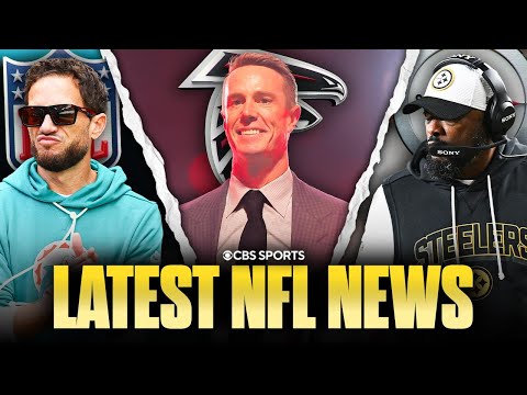 Latest NFL News: Falcons introduce Matt Ryan, Lions interview McDaniel for OC | Mike Tomlin update 👀