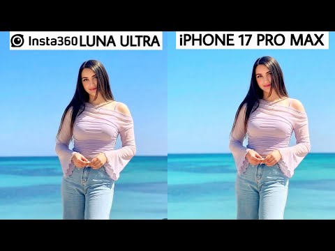 INSTA360 Luna Ultra VS iPhone 17 Pro Max Camera Test 