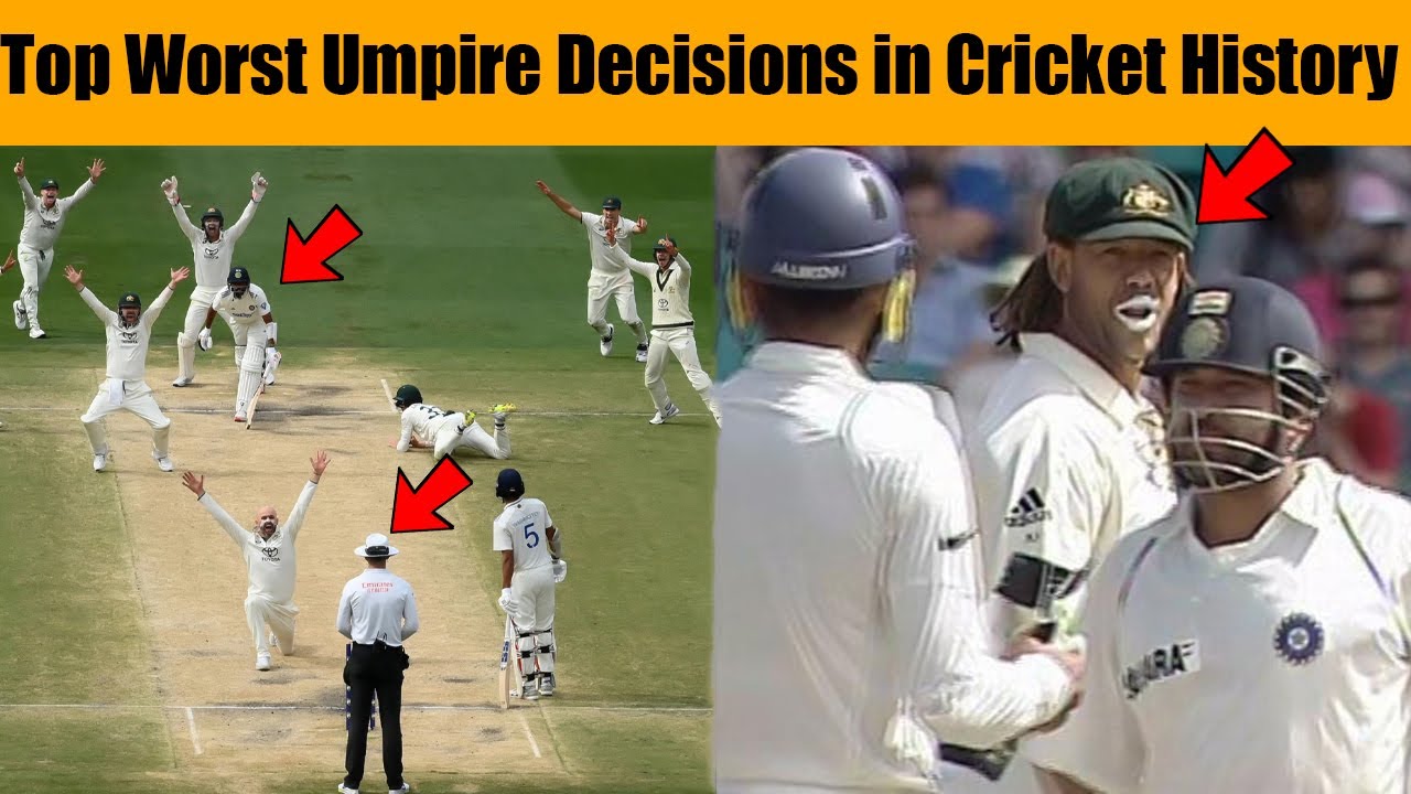 The worst umpire rulings in cricket history | Cricket's worst umpire decisions ever made
