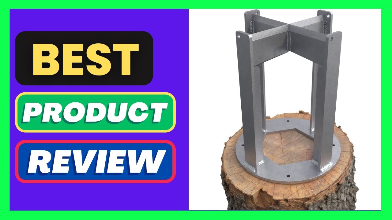 MANIOSHIYA 4-Way Firewood Splitter - Heavy-Duty Engineered Steel