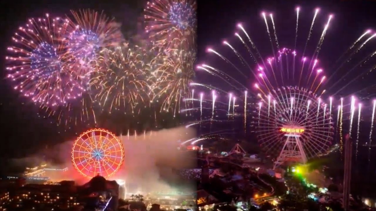 劍湖山「888秒摩天輪煙火」迎2025　義大999秒「龍蛇翱翔」全台最長