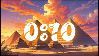 Famous 10 Second Neon Timer 🌅 | Giza Sunset & Glowing Pyramids Wealth