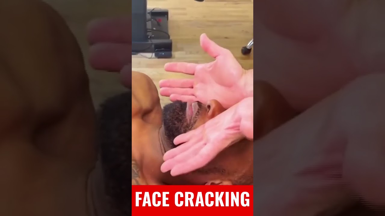 CHIROPRACTIC FACE CRACKING 😱