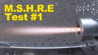 Model-Scale Hybrid Rocket Engine Test #1