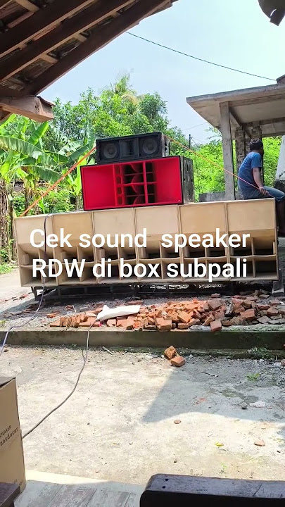 cel sound speaker RDW di box subpali