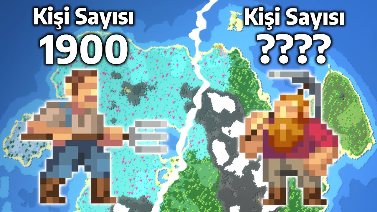 İnsanlar ve Cüceler En Güçlüyü Belirlemek İçin Savaşıyor | Worldbox