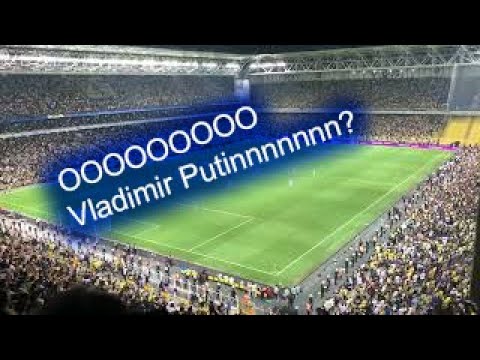 Fenerbahçe - Dinamo Kiev Maçı 27.07.2022 - Vladimir Putin Tezahürat