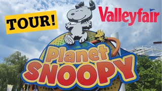 Tour of Valleyfair Planet Snoopy