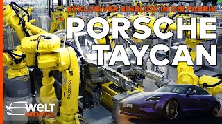 Porsche Taycan Turbo S  Supersportwagen unter Strom: Blick in das PorscheWerk Zuffenhausen | DOKU