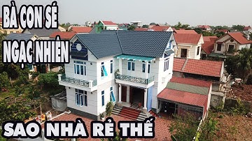 MẪU BIỆT THỰ 2 TẦNG MÁI THÁI CHI PHÍ CHỈ 1 TỶ