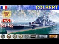 ✔ Золотой дождь Крейсер "Colbert" X уровень Франция | [ WoWS ] World of WarShips REPLAYS