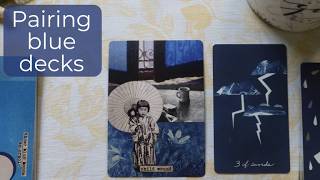 Pairing the Blue Earth Tarot and These Blue Bones Oracle #tarot