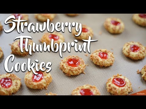 resep-dan-cara-membuat-strawberry-thumbprint-cookies-|-tintin-rayner-recipe