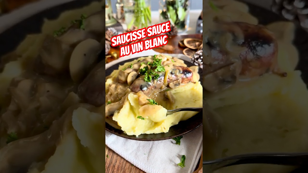 Saucisse sauce au vin blanc 