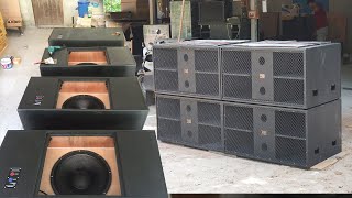 Test Wbox120 Single 18 Inch Professional Subwoofer Box